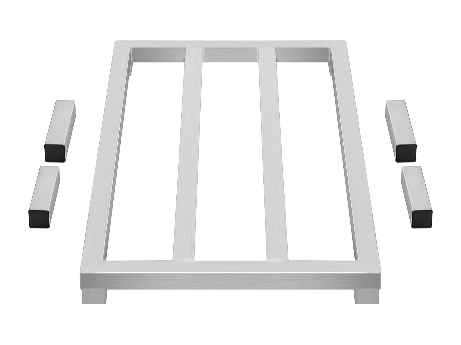 Étagère de Rangement SucceBuy Rack de Calage en Aluminium Rack de Calage Stationnaire 91 x 51 x 20 cm Rack de Stockage