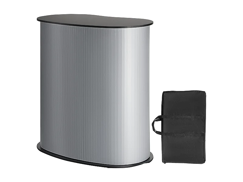 Presentatietafel SucceBuy voor Professionele Beurs, Opvouwbare Balieondersteuning 90CM x 49CM x 94CM