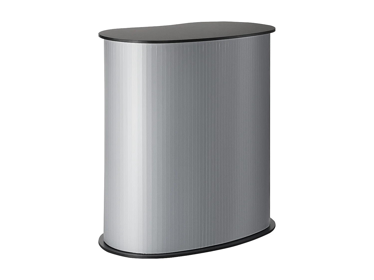 Table de Présentation SucceBuy pour Salon Professionnel, Support de Comptoir Pliable 90CM x 49CM x 94CM