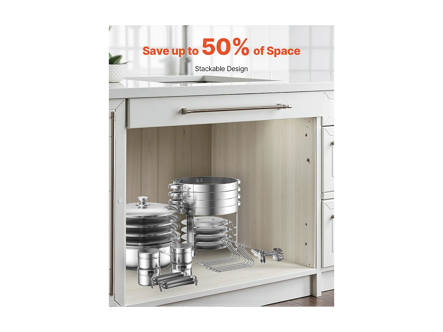 Scaldavivande SucceBuy Set di 4 Scaldavivande Rotondi in Acciaio Inox, 4.7 Litri