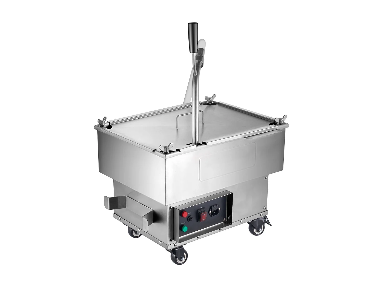 Filtre à Huile SucceBuy pour Friteuse Commerciale, Système de Filtration d'Huile de Cuisson d'une Capacité de 18 L