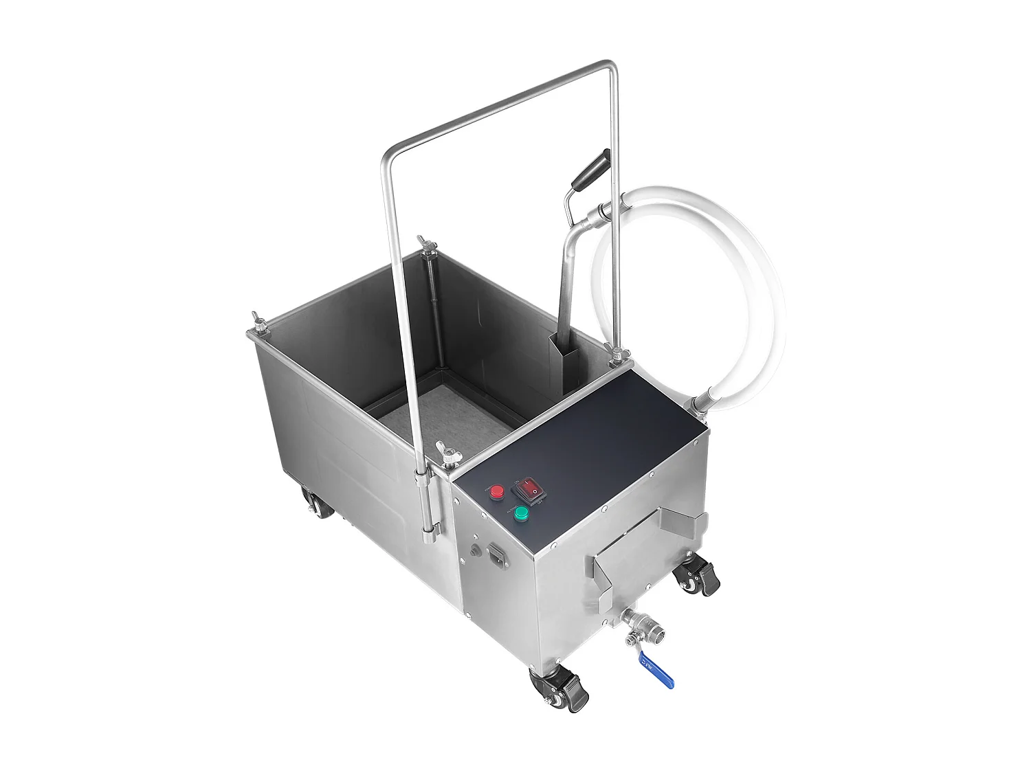 Olie-Filtratiesysteem SucceBuy voor Commerciële Keuken 38L, Filtratiesnelheid van 10 L/min, Draagbaar Olie-Filtratiesysteem