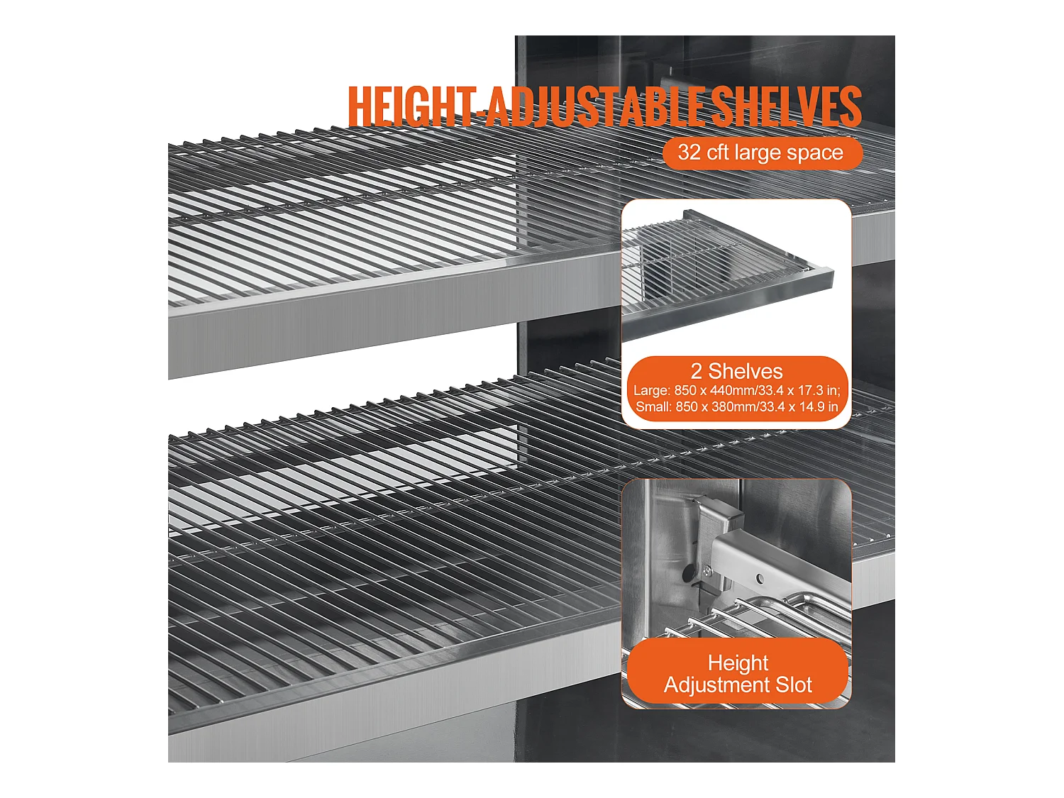 Vitrine Réfrigérée SucceBuy 901 L à 4 Niveaux, pour Boulangerie, Magasin, Restaurant