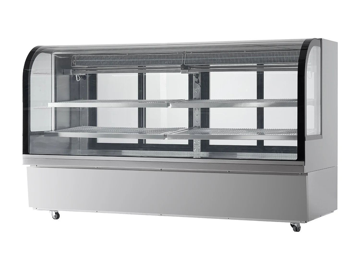 Vitrina Refrigerada SucceBuy 901 L Ancha para la Panadería, 4-Niveles, 32 Pies Cúbicos de Interior con 4 Estantes y Ranuras Ajustables