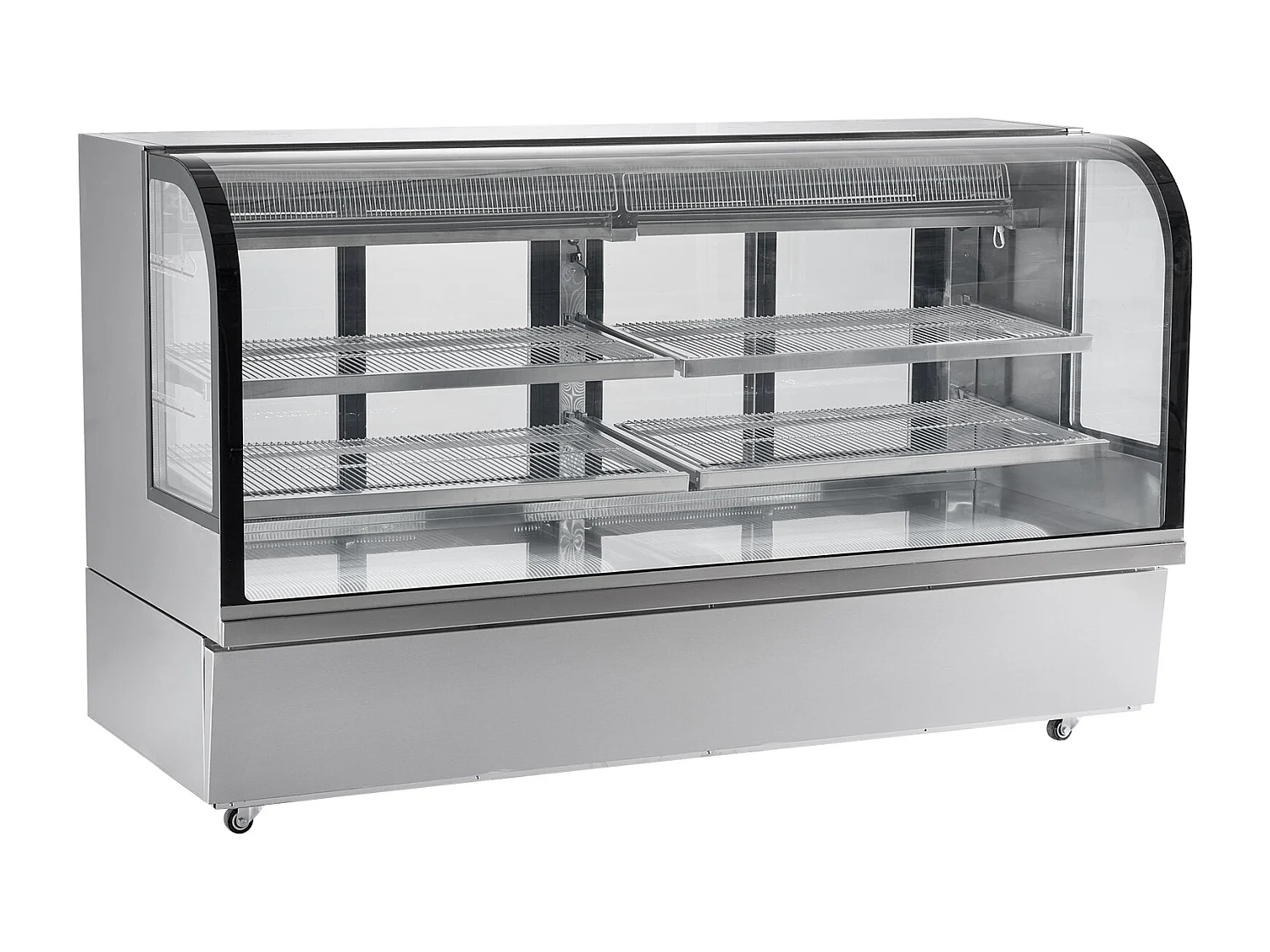 Vitrina Refrigerada SucceBuy 901 L Ancha para la Panadería, 4-Niveles, 32 Pies Cúbicos de Interior con 4 Estantes y Ranuras Ajustables
