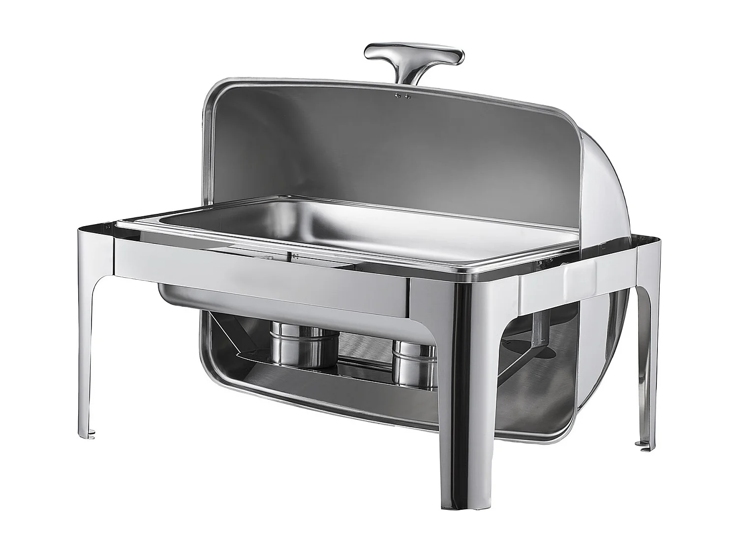 Scaldavivande SucceBuy Set di Scaldavivande Rettangolari in Acciaio Inox da 8.5 L con Teglia Grande