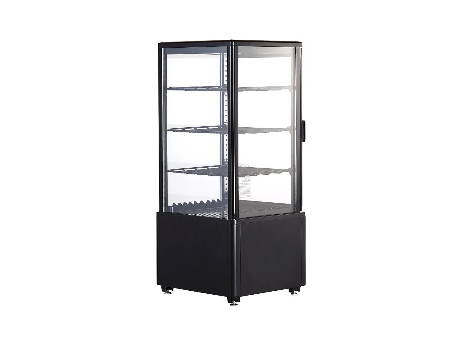 Vitrine Réfrigérée à Poser SucceBuy, Capacité 85 L, à 3 Niveaux pour Boulangerie, Magasin, Restaurant