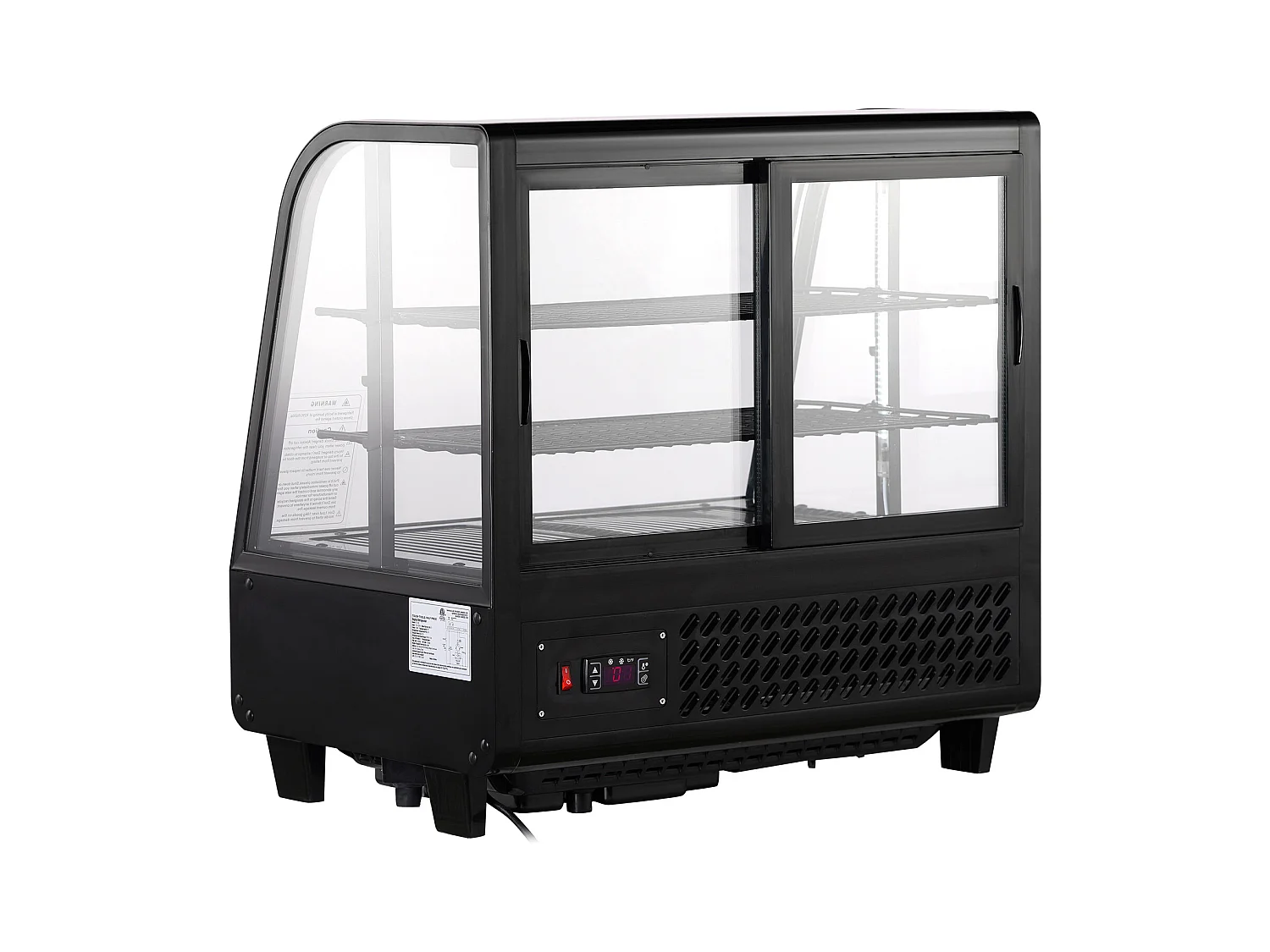 Vitrine Réfrigérée SucceBuy 100 L à 2 Niveaux, pour Boulangerie, Magasin, Restaurant