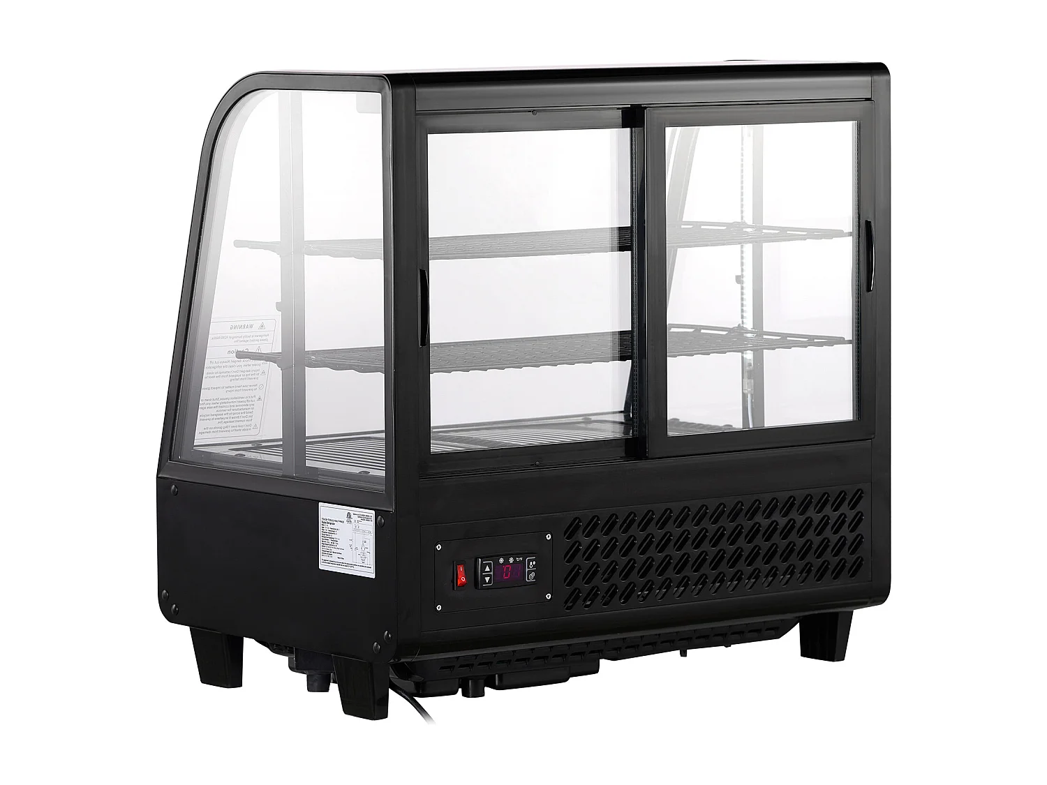 Vitrine Réfrigérée SucceBuy 100 L à 2 Niveaux, pour Boulangerie, Magasin, Restaurant