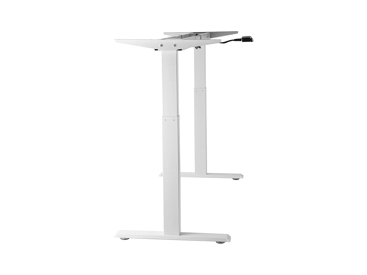 Cadre Debout de Bureau SucceBuy Cadre de Bureau Debout Électrique à Double Moteur, Blanc