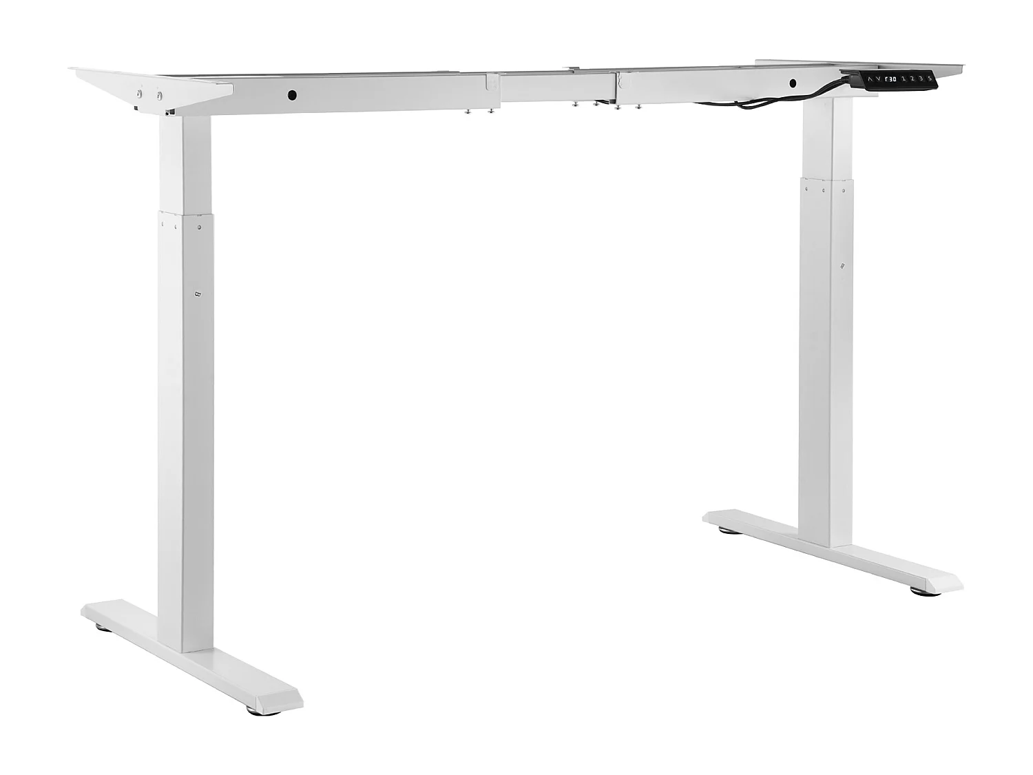Cadre Debout de Bureau SucceBuy Cadre de Bureau Debout Électrique à Double Moteur, Blanc