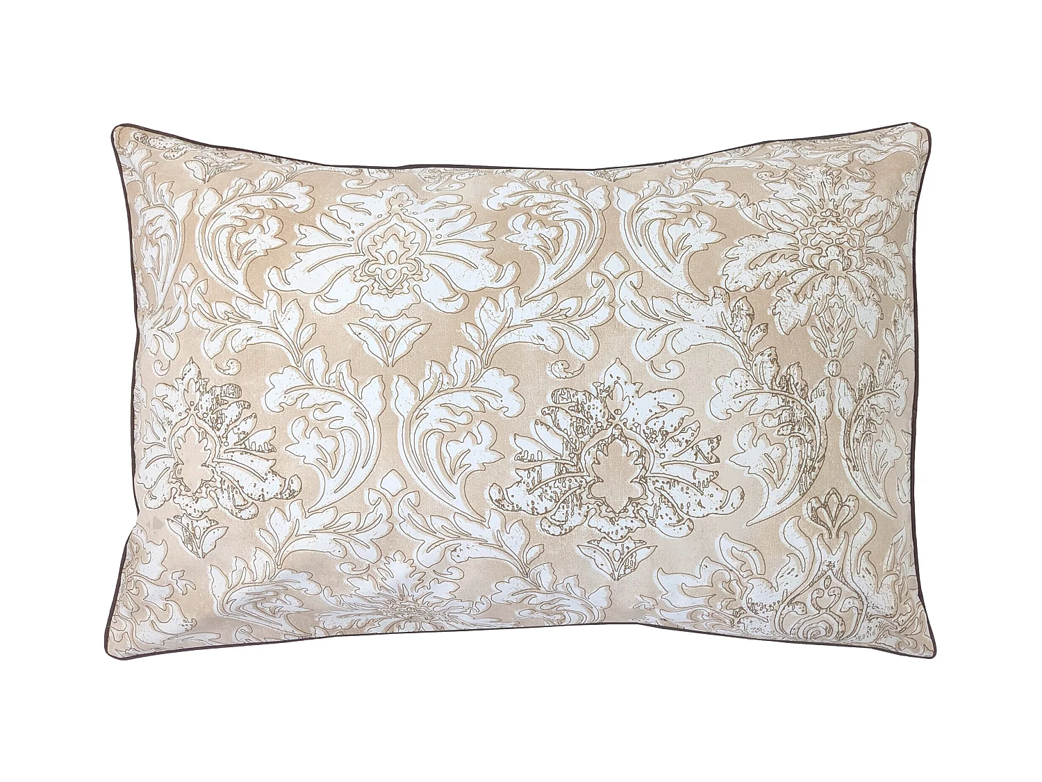 Taie d'oreiller 50x70 cm percale de coton PALAZZO beige