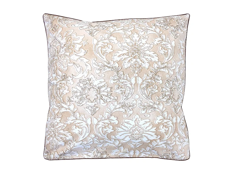 Taie d'oreiller 65x65 cm percale de coton PALAZZO beige