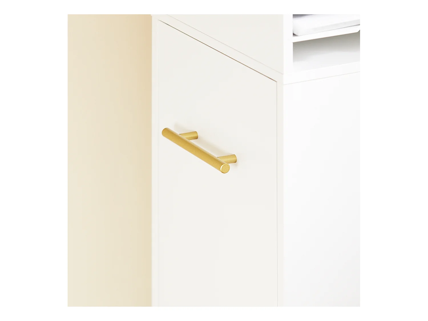 SoBuy ASK12-W - Meuble de bureau avec étagères réglables L60.0cm x L33.0cm ...