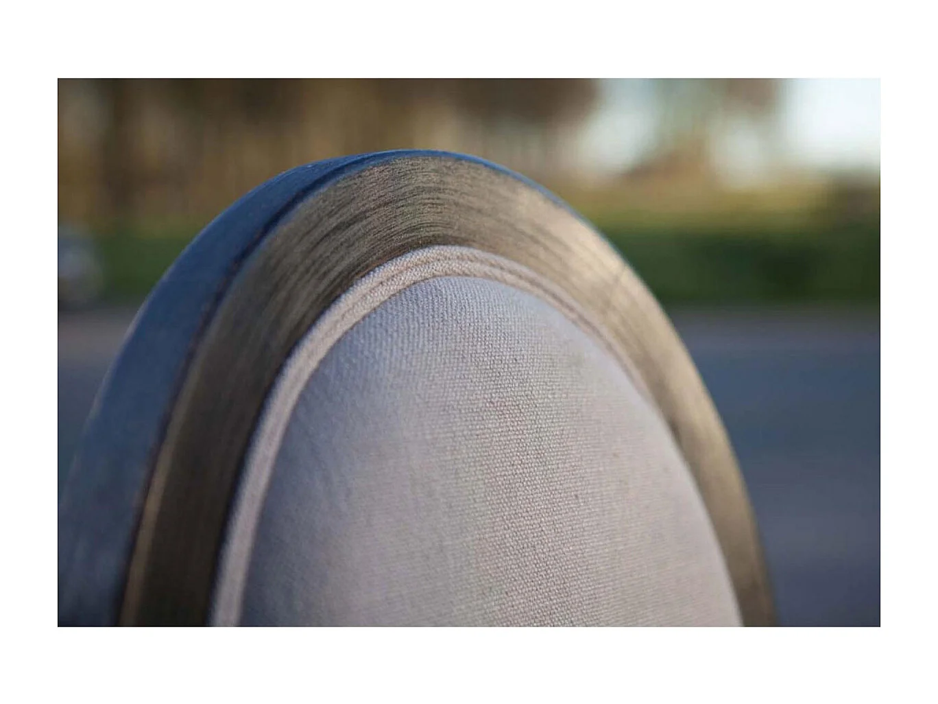 Lot de 2 chaises médaillon Bois Noir - Manoir Interior's