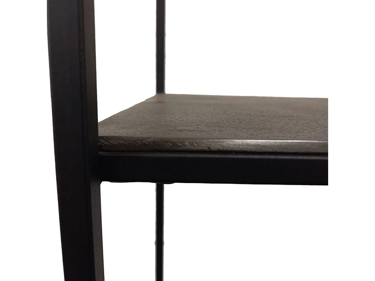 Bibliothèque haute Métal Noir - Factory Interior's