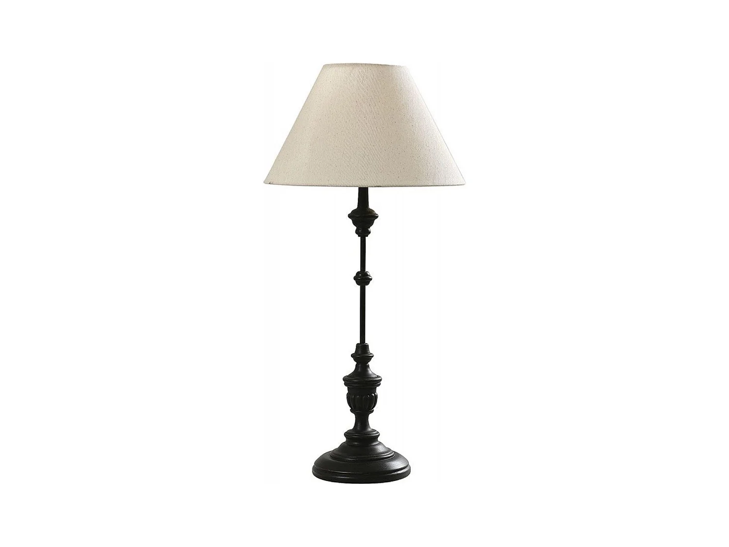 Lampe sur pied culot e27 Résine Noir - Charme Interior's