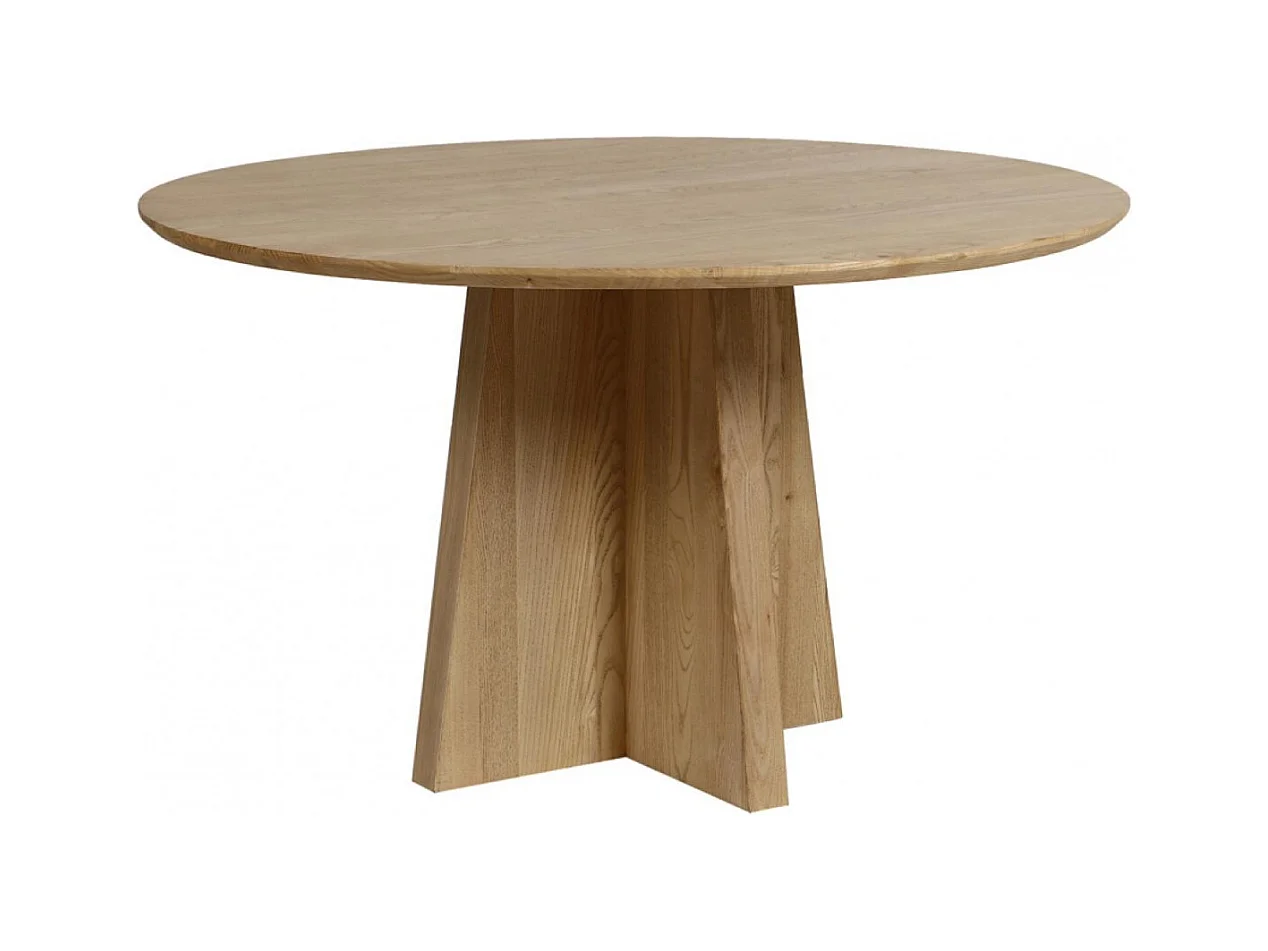 Table ronde Bois Beige - Bornéo Interior's