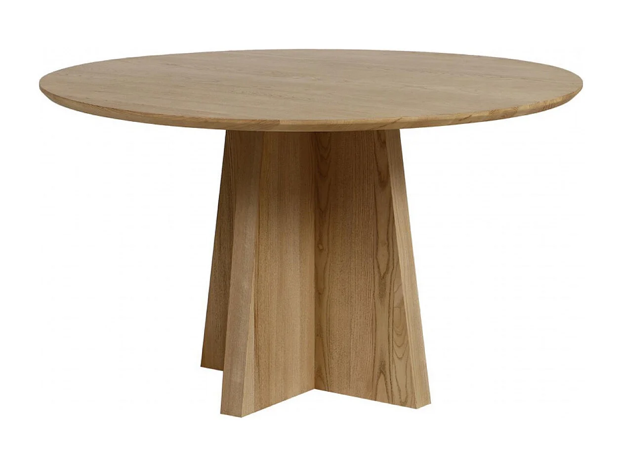 Table ronde Bois Beige - Bornéo Interior's