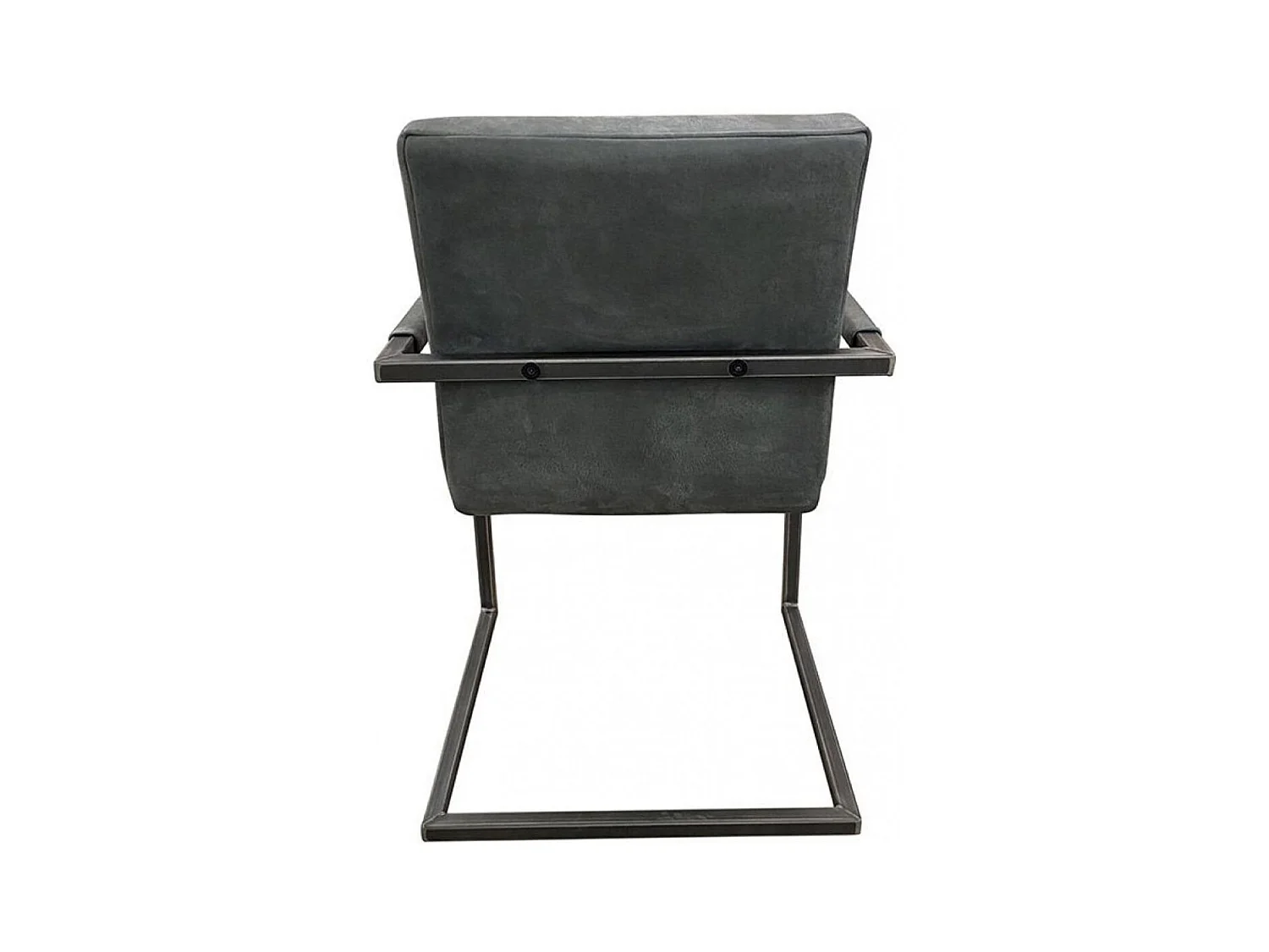 Fauteuil matteo en cuir Cuir Gris - Les Étoffes Interior's