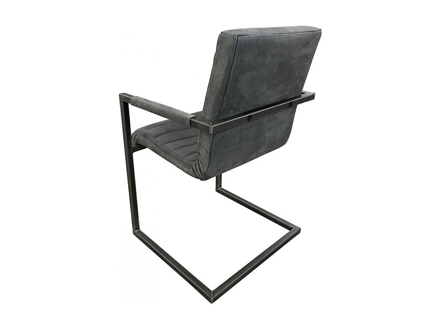 Fauteuil matteo en cuir Cuir Gris - Les Étoffes Interior's