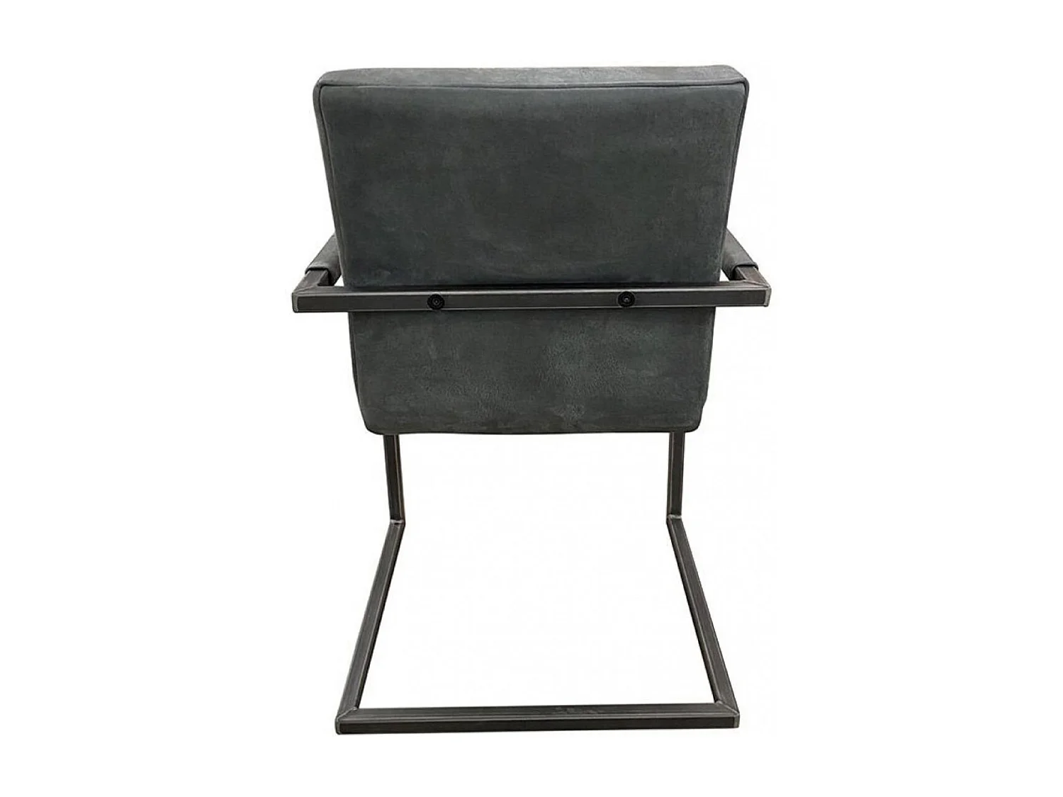 Fauteuil matteo en cuir Cuir Gris - Les Étoffes Interior's