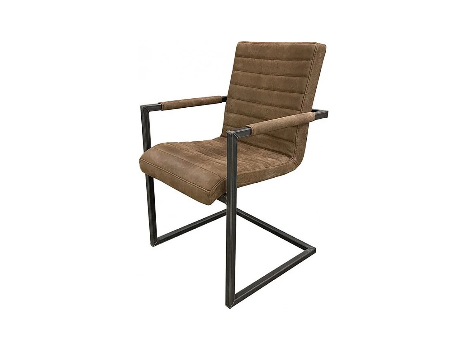 Fauteuil matteo en cuir Cuir Marron - Les Étoffes Interior's