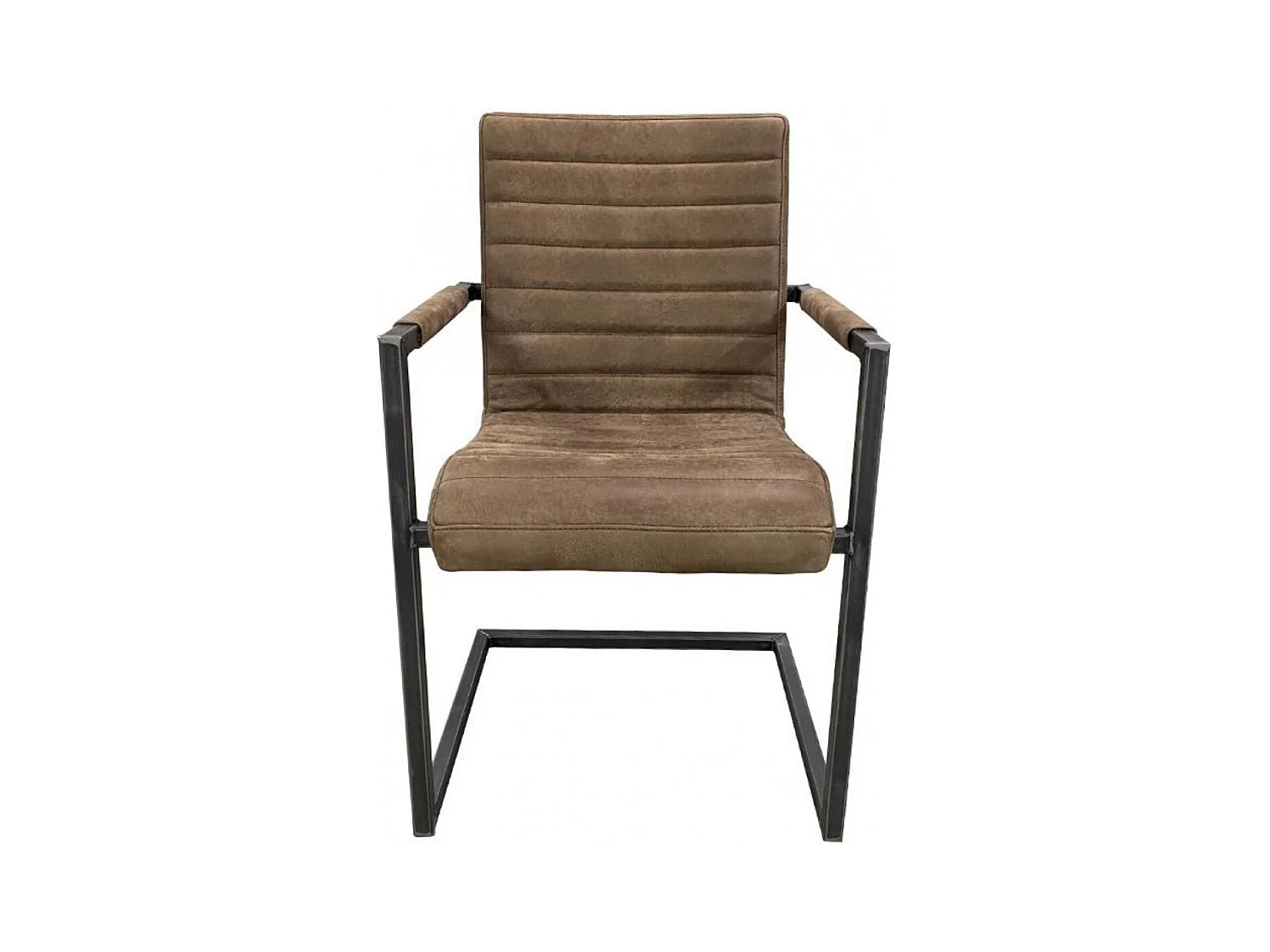 Fauteuil matteo en cuir personnalisable Cuir Marron - Les Étoffes Interior's