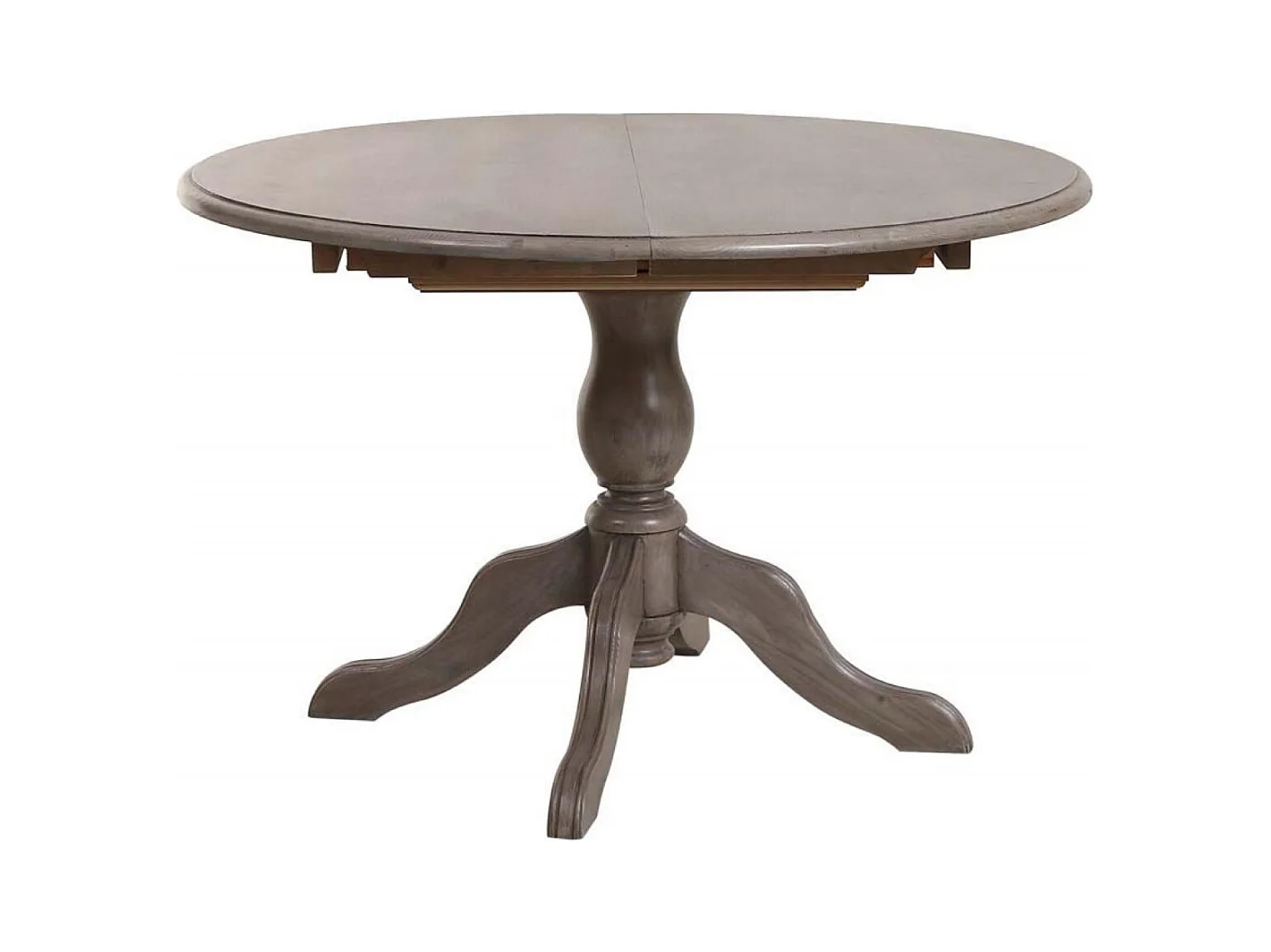 Table ronde extensible Bois Marron - Natural Interior's