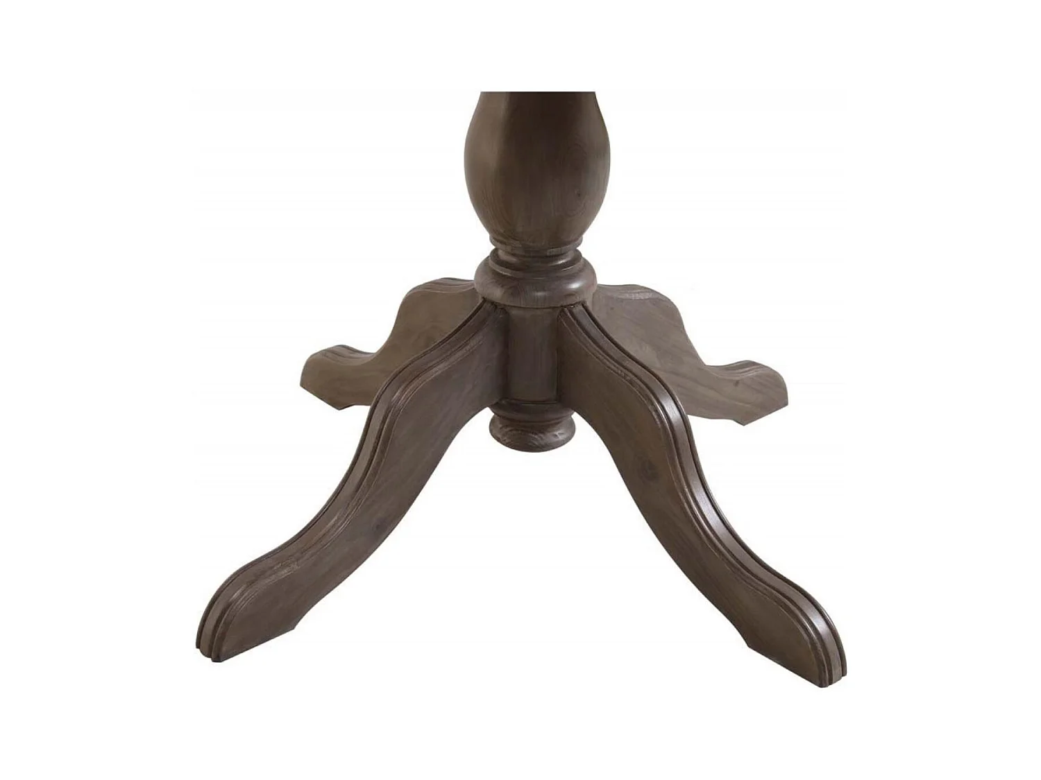Table ronde extensible Bois Marron - Natural Interior's