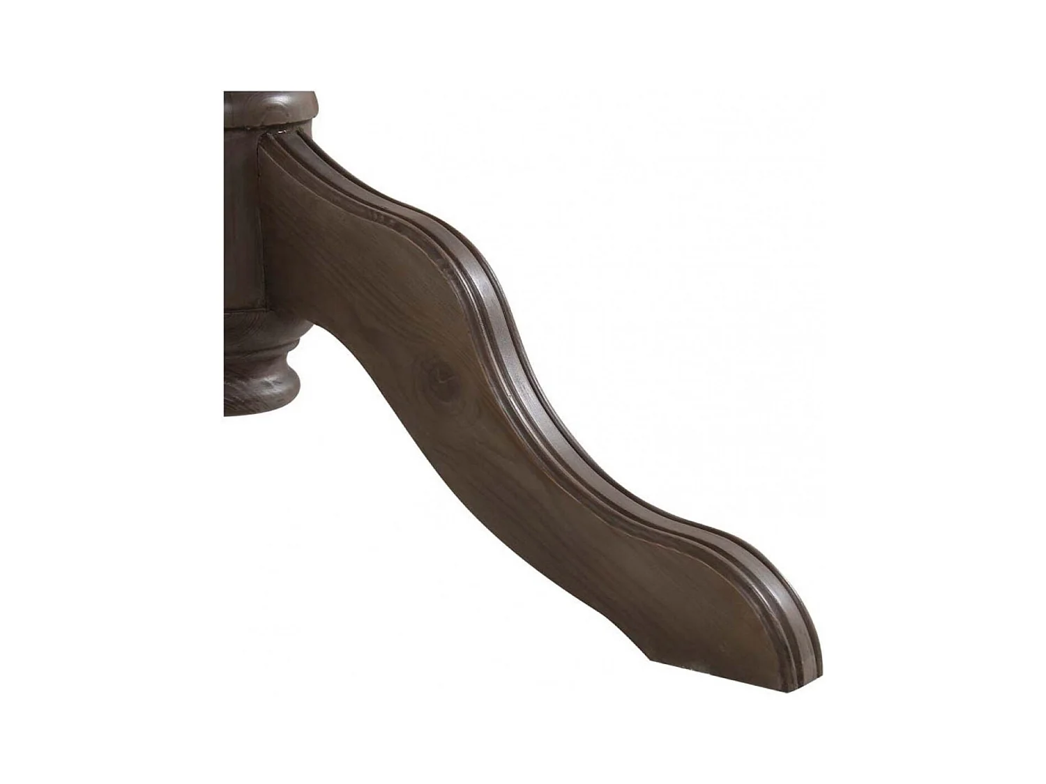 Table ronde extensible Bois Marron - Natural Interior's