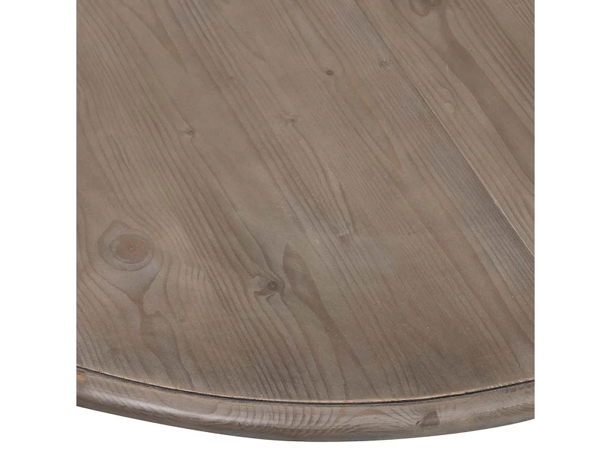 Table ronde extensible Bois Marron - Natural Interior's