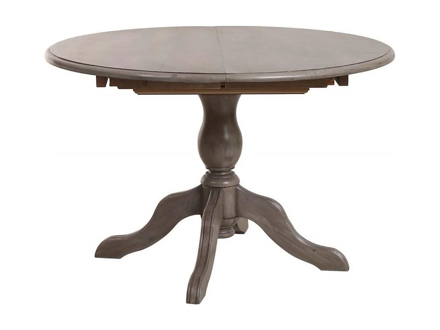 Table ronde extensible Bois Marron - Natural Interior's