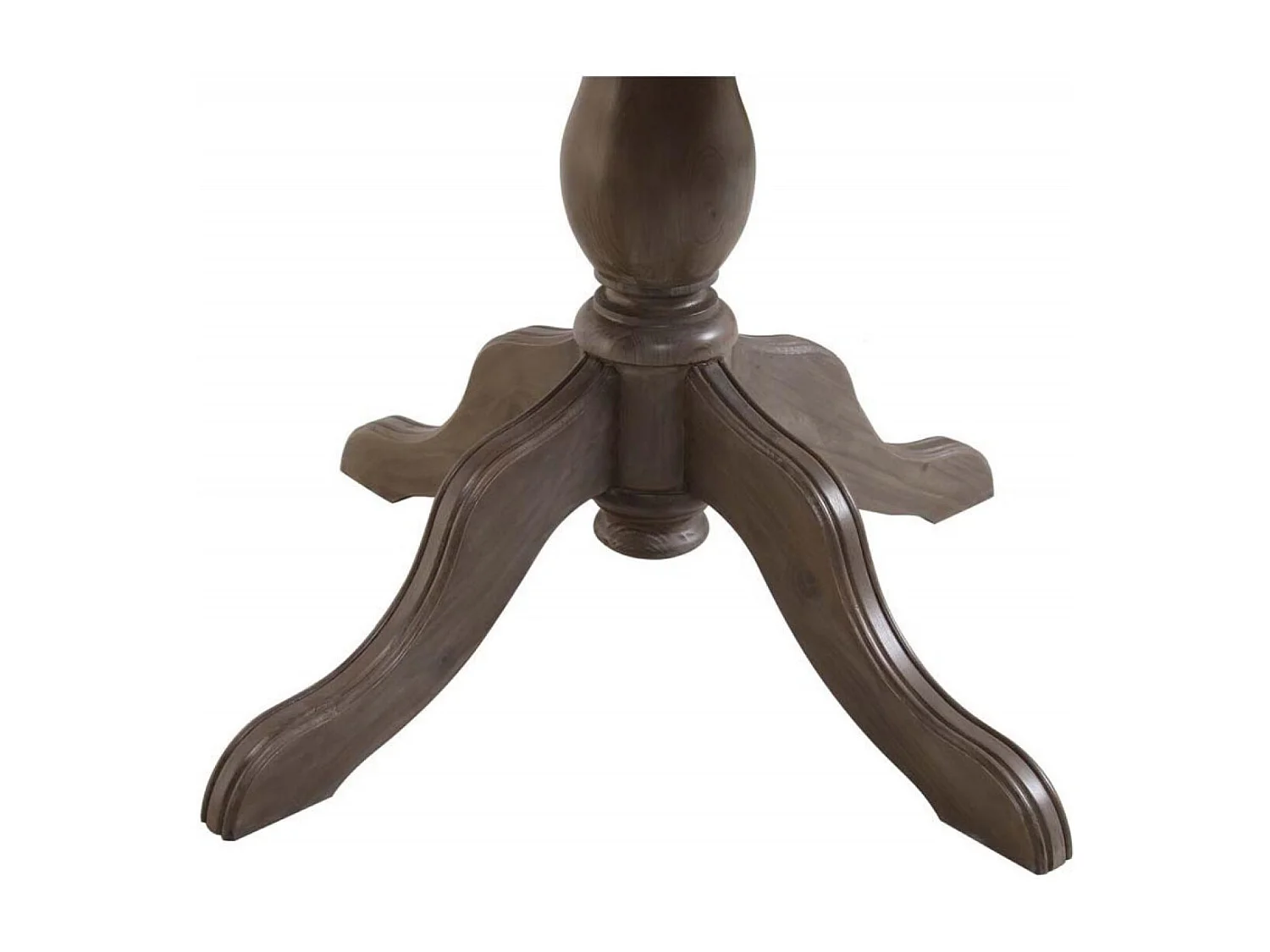 Table ronde extensible Bois Marron - Natural Interior's