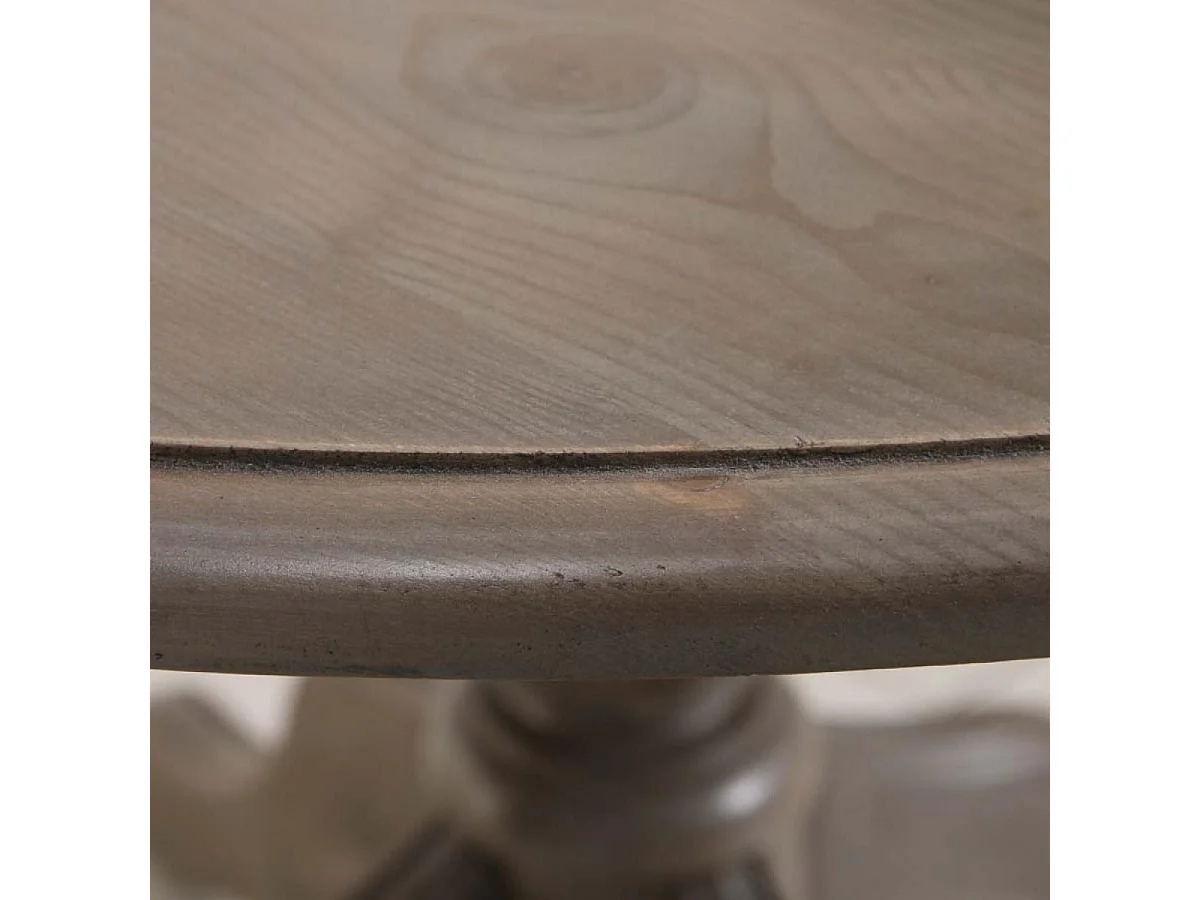 Table ronde extensible Bois Marron - Natural Interior's