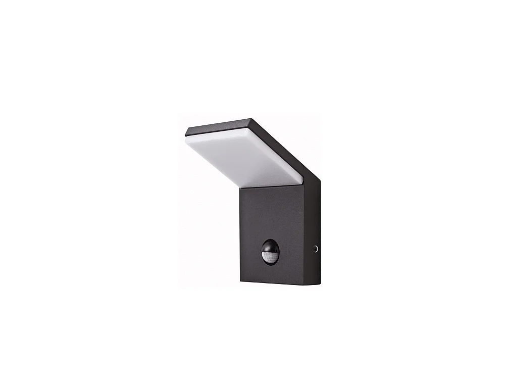 Applique a led da parete IP54 9W con sensore Bianco 2200K/2700K/3000K con sensore crepuscolare e di presenza