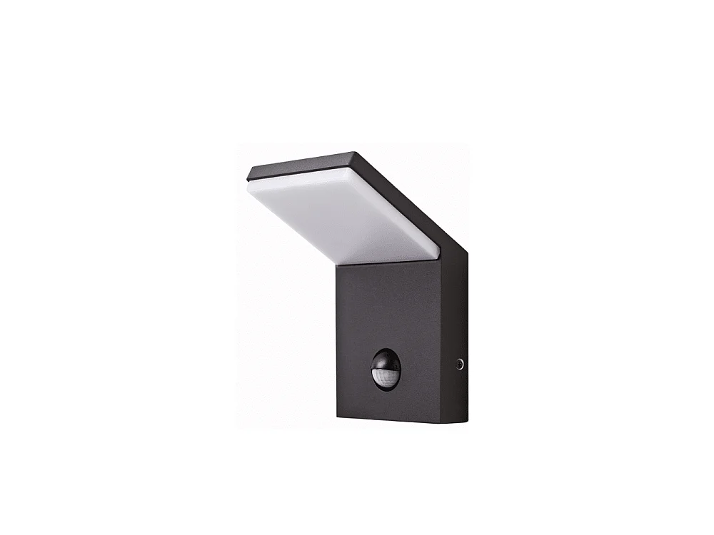 Applique LED IP54 9W avec capteur Blanc 2200K/2700K/3000K avec capteur crépusculaire et de présence