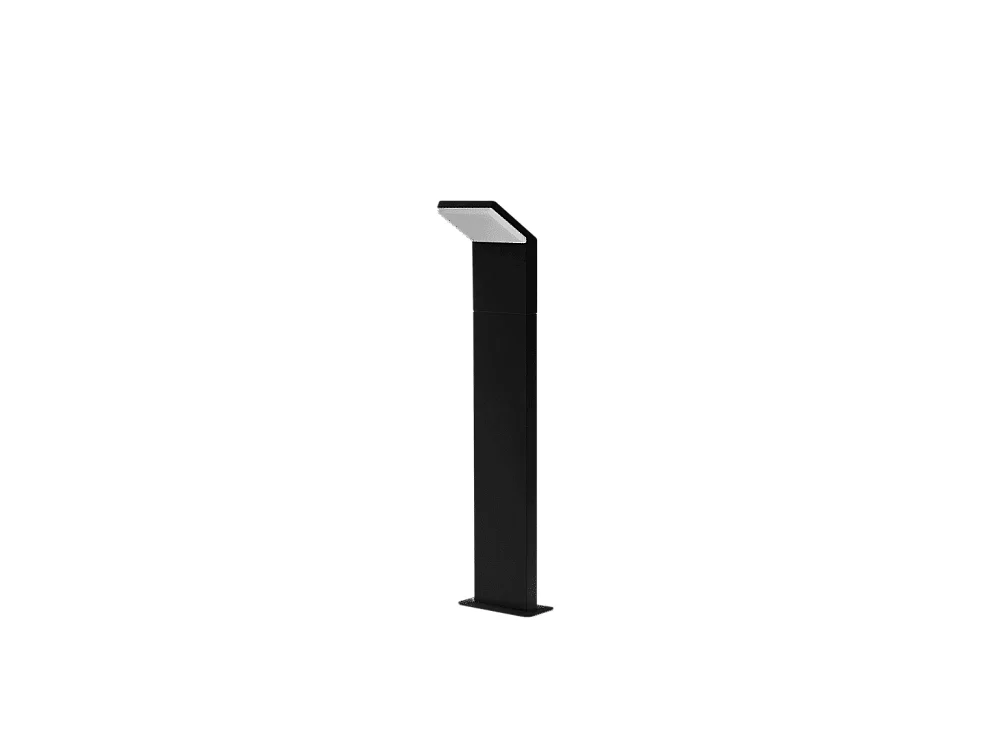 Borne lumineuse LED d'extérieur moderne IP54 9 W 60 cm Noir CCT 2 200 K/2 700 K/3000K Marche/Arrêt
