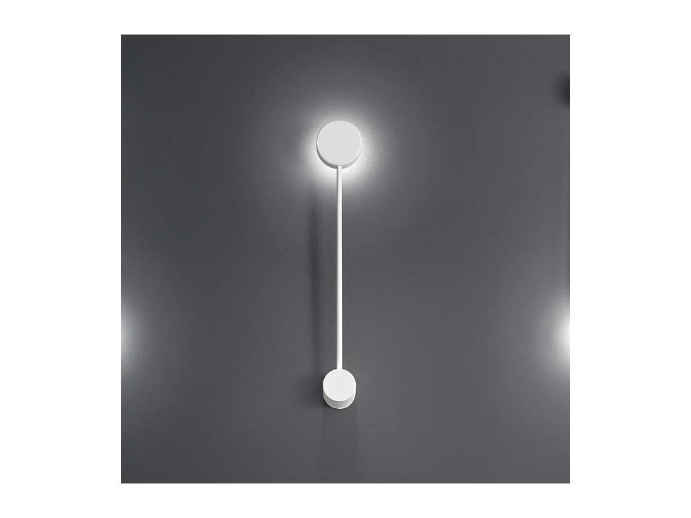 Eclipsia Biała Lampa Ścienna - 525x85x64mm GX53 - Elegancka Metalowa Lampa Ścienna