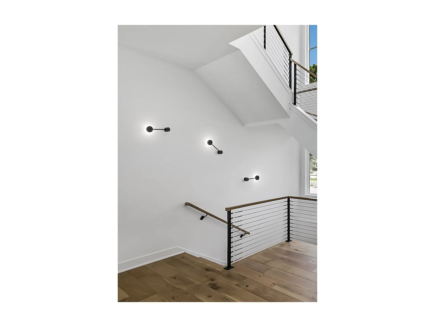 Eclipsia Wandlamp Zwart - 325x85x64mm GX53 - Elegante Metalen Wandlamp