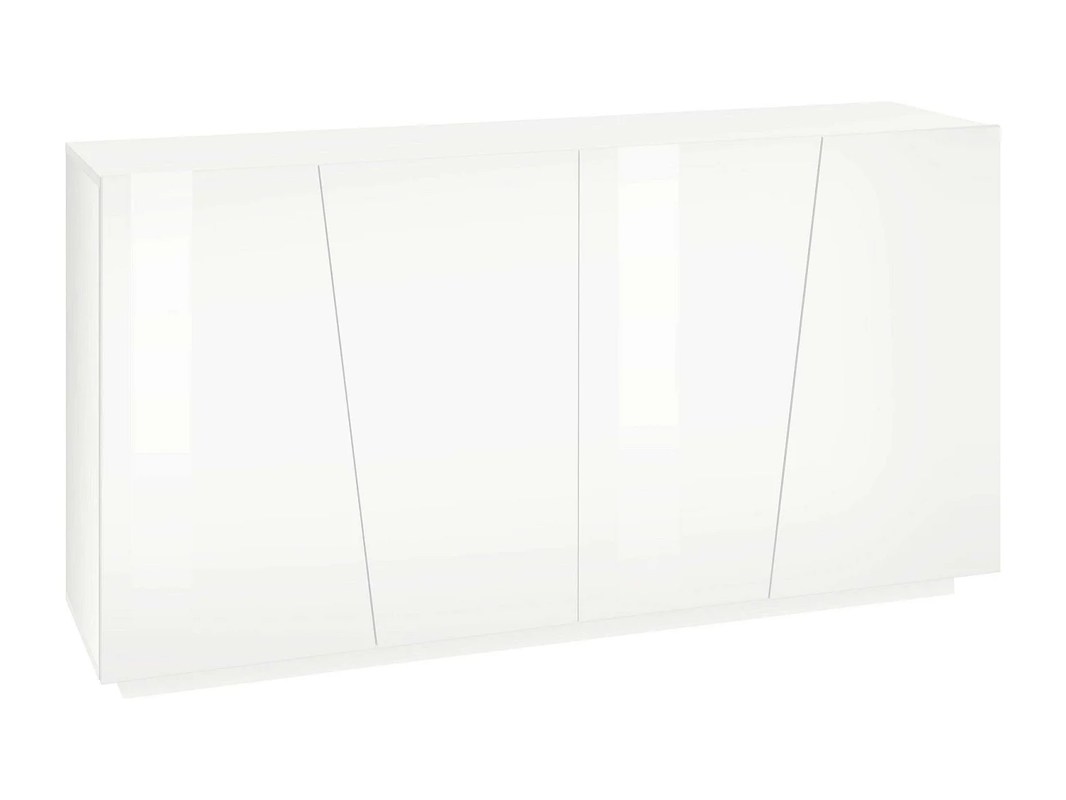 Mobile VEGA L 158.5 x H 86 x P 43 cm bianco lucido