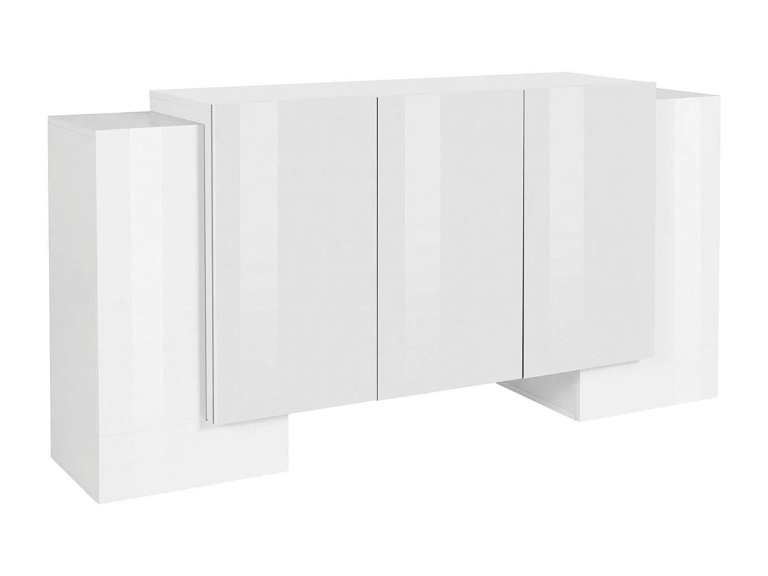 Aparador 170 cm cocina salón 5 puertas 4 estantes Pillon Lumi