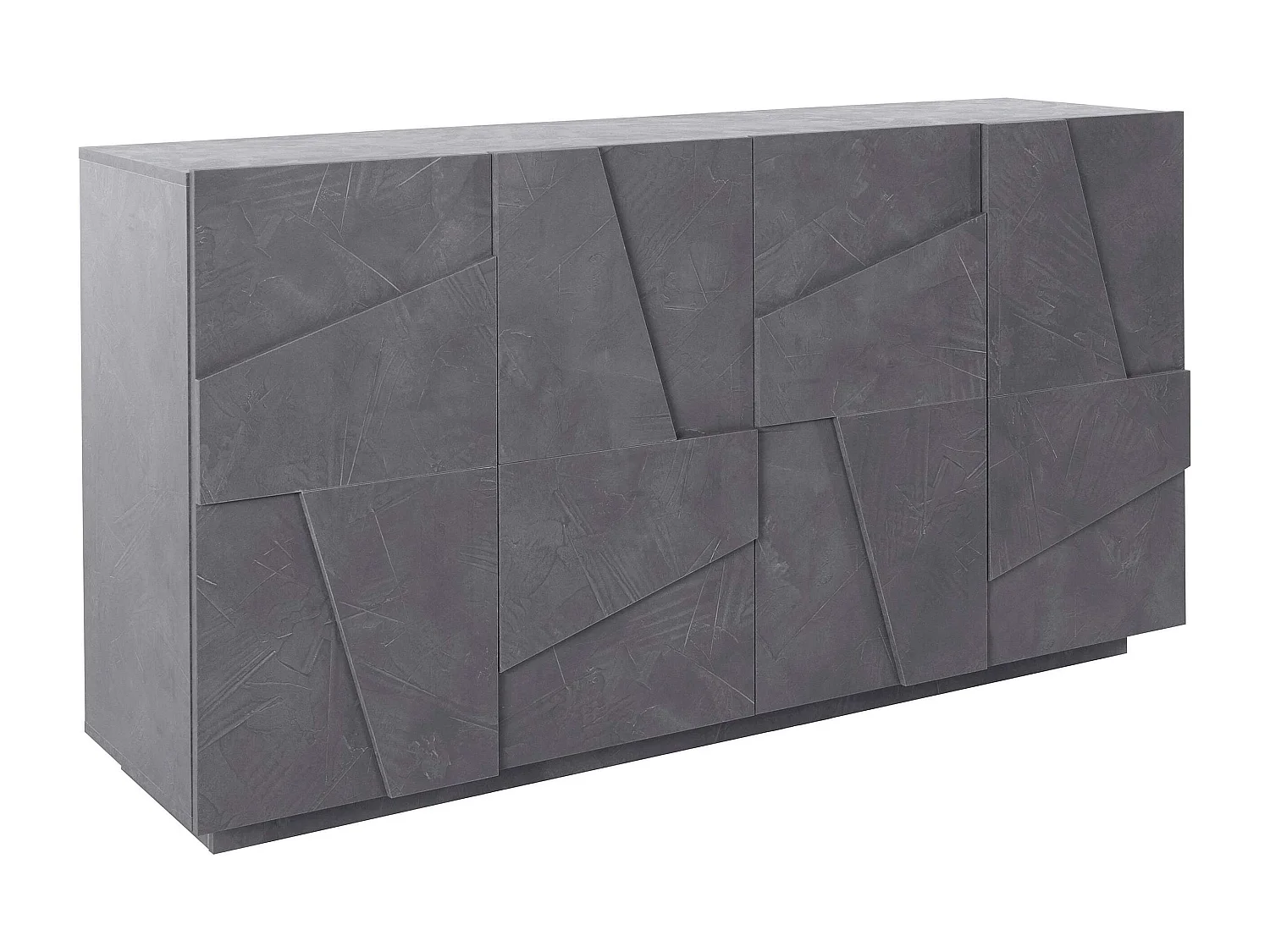 Mobile PING L 162.4 x H 86 x P 44.2 cm grigio ardesia