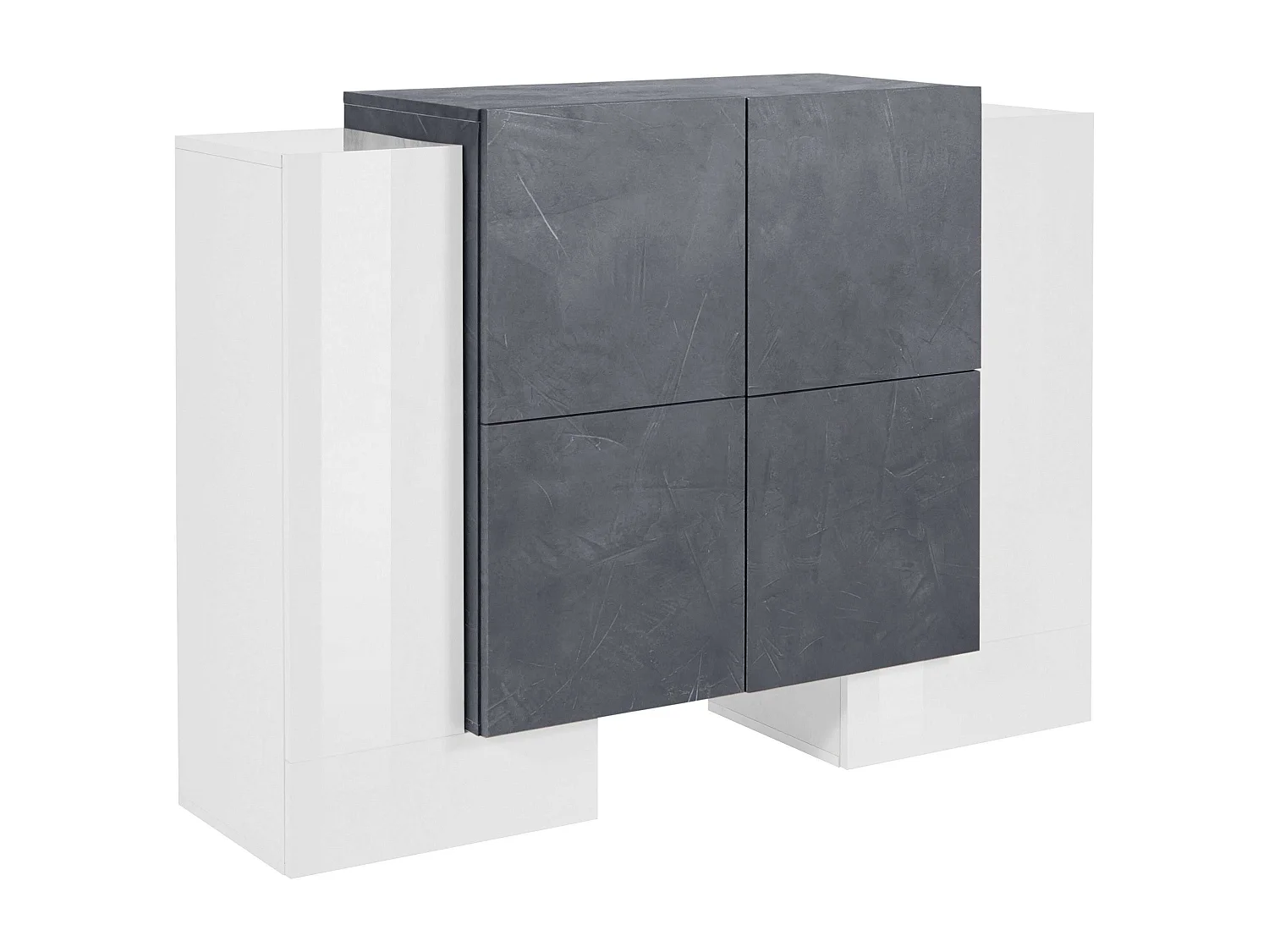 Aparador 6 puertas salón vestíbulo diseño Pillon Vaux Ardesia