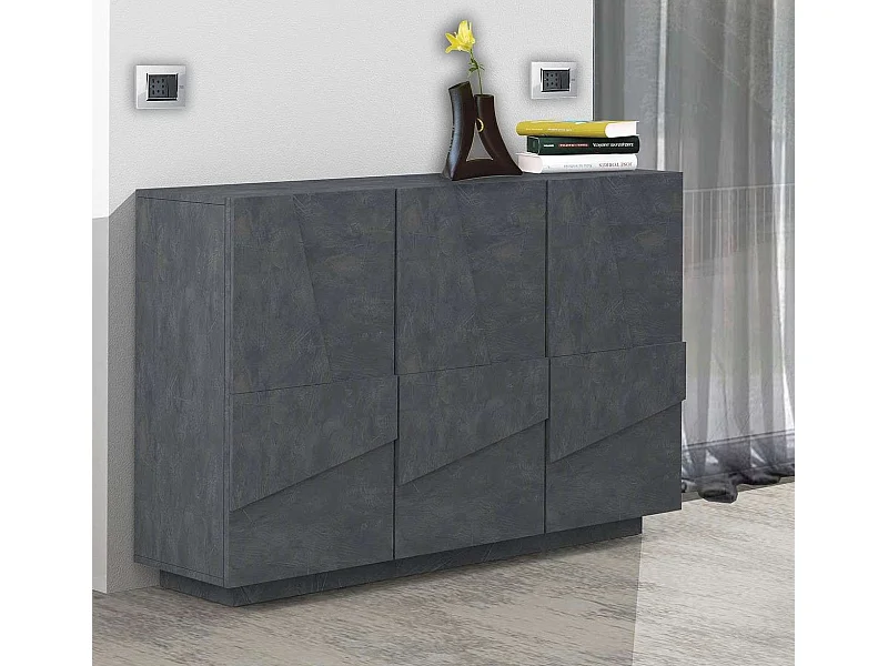 Mobile PING L 121.8 x H 86 x P 39.2 cm grigio ardesia