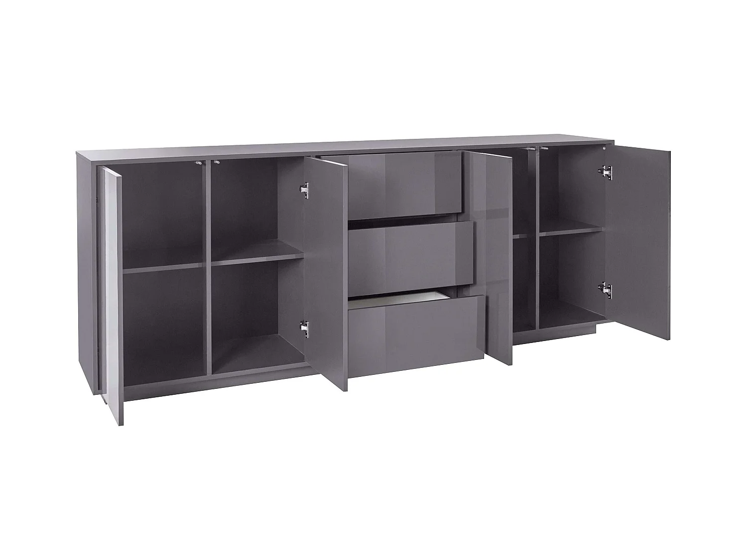 Credenza cucina 220cm mobile soggiorno design moderno Lonja Report