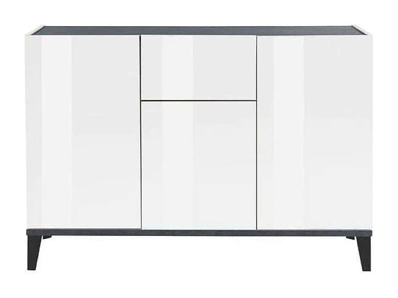 Aparador 3 puertas cajón 120 x 40 cm salón vestíbulo cocina Rachel