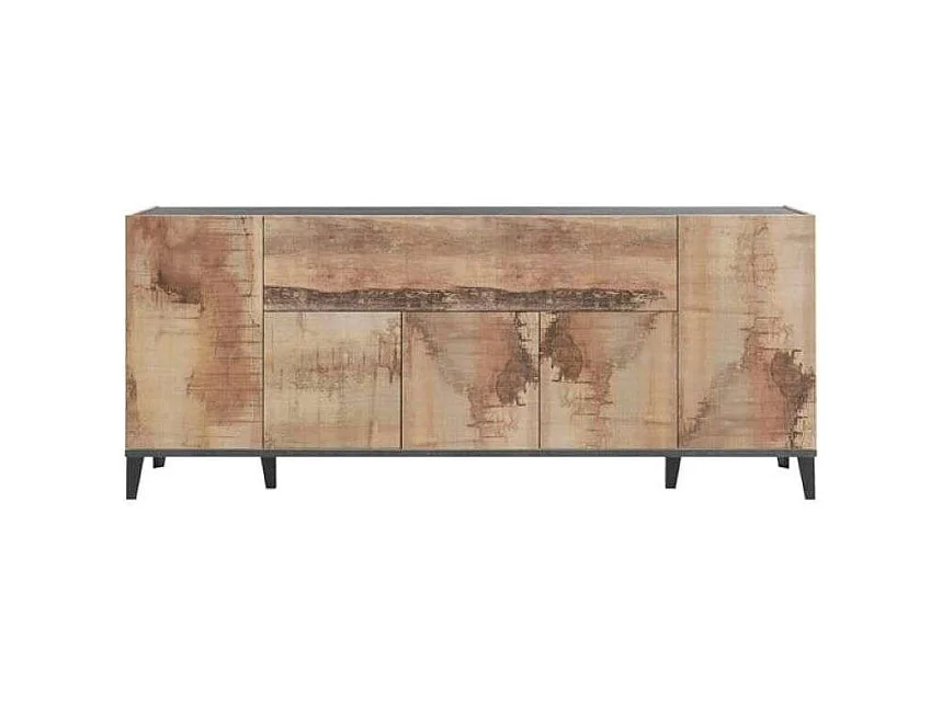 Credenza madia 5 ante a battente 1 vano a ribalta 200x40cm Stephanie Report