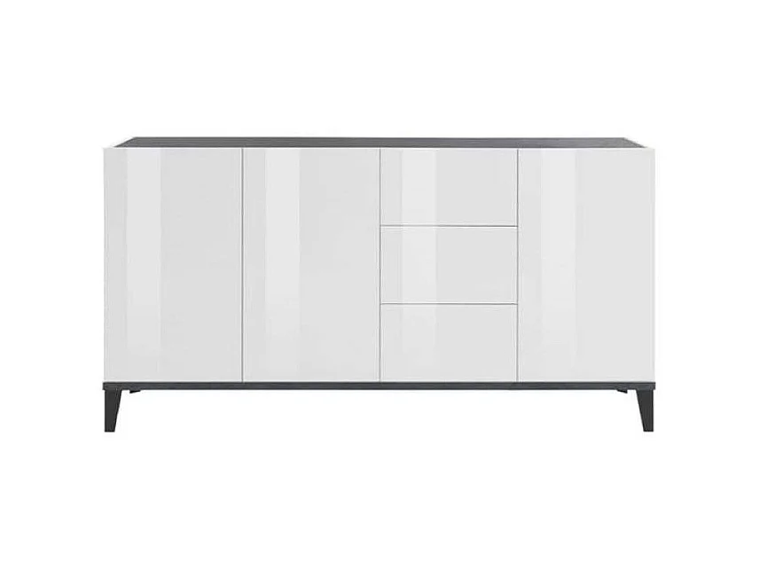 Credenza 160x40cm 3 ante 3 cassetti scorrevoli ingresso soggiorno Rebecca