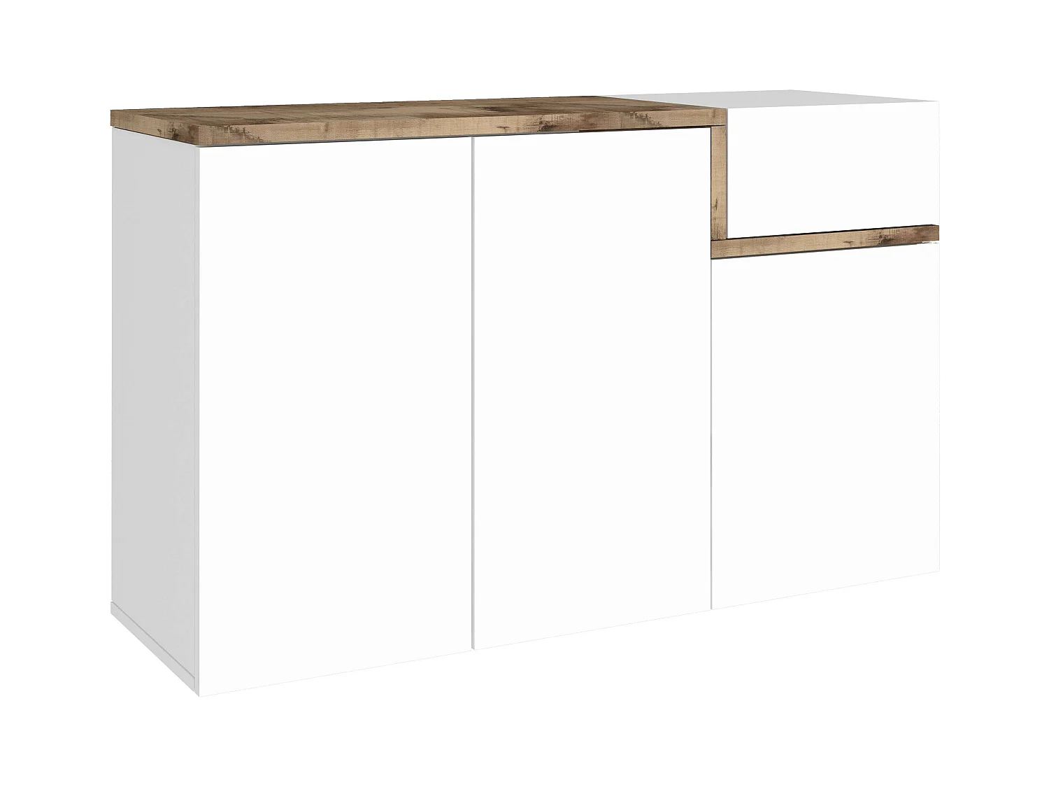 Zapatero 3 puertas 22 pares de zapatos diseño moderno vestíbulo Zet Bata Acero L